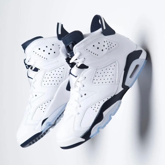 Nike Air Jordan 6 Retro Midnight Navy 2022 Mens 11 - Picture 2 of 6
